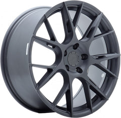 Japan Racing Wheels JR42 matt gun metal Alufelge 8.5x19 Zoll ET45 LK 5x114.3 ML67.1