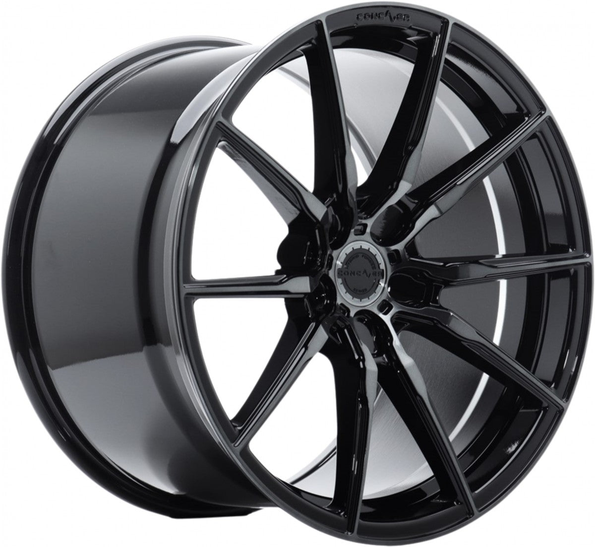 Concaver CVR4 double tinted black Alufelge 8.5x19 Zoll ET45 LK 5x108 ML72.6