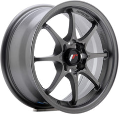 Japan Racing Wheels JR5 matt gun metal Alufelge 7x17 Zoll ET38 LK 4x100 ML67.1