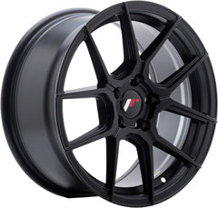 Japan Racing Wheels JR30 matt black Alufelge 8x17 Zoll ET40 LK 5x100 ML67.1