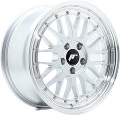 Japan Racing Wheels JR23 hyper silver machined lip Alufelge 8x16 Zoll ET20 LK 4x100 ML67.1