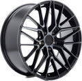 Japan Racing Wheels JR38 black machined tinted face Alufelge 8x19 Zoll ET40 LK 5x112 ML66.6