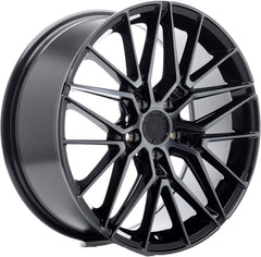 Japan Racing Wheels JR38 black machined tinted face Alufelge 8x19 Zoll ET40 LK 5x112 ML66.6