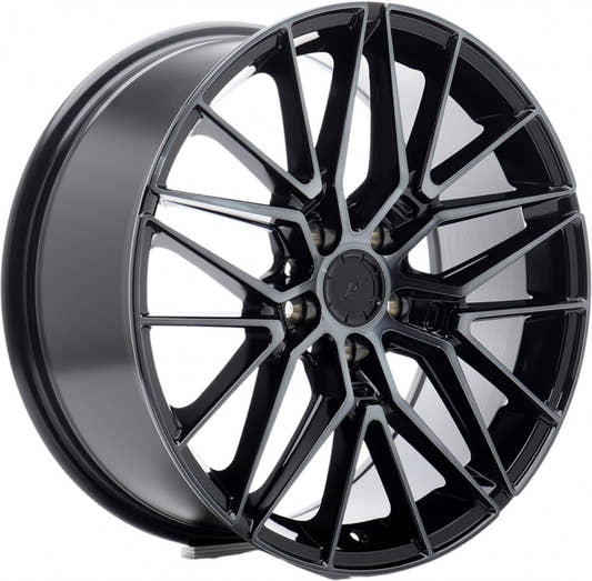 Japan Racing Wheels JR38 black machined tinted face Alufelge 8.5x19 Zoll ET45 LK 5x112 ML66.6