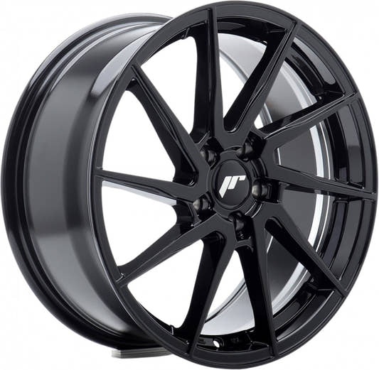 Japan Racing Wheels JR36 gloss black Alufelge 8x18 Zoll ET45 LK 5x112 ML66.6