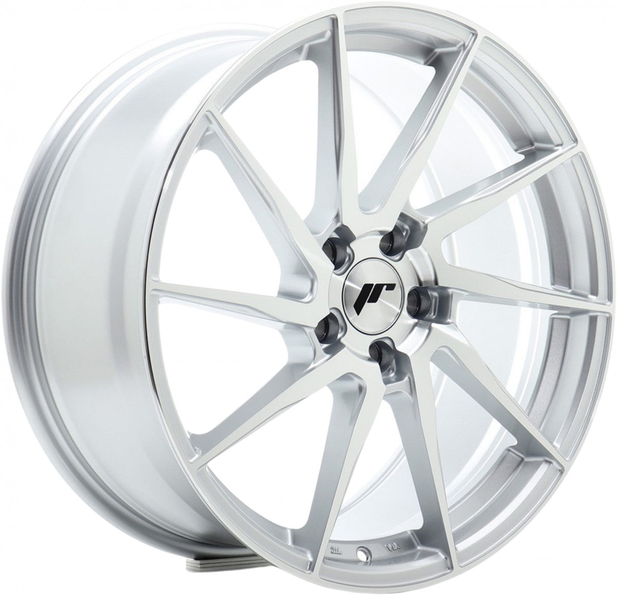Japan Racing Wheels JR36 silver machined face Alufelge 8x18 Zoll ET45 LK 5x112 ML66.6