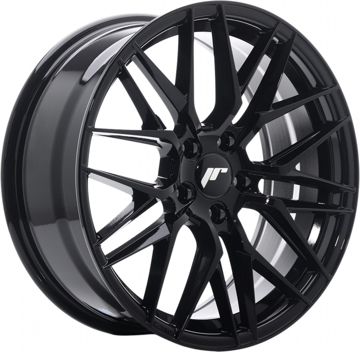 Japan Racing Wheels JR28 gloss black Alufelge 7x15 Zoll ET38 LK 4x100 ML67.1