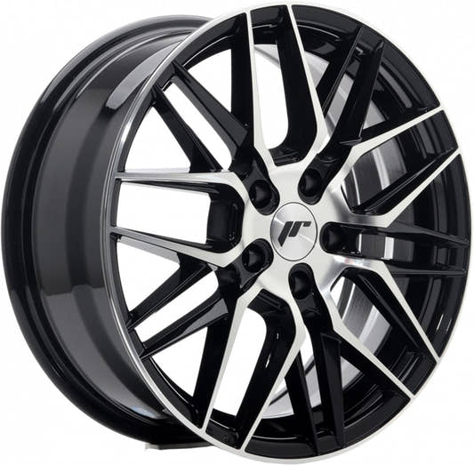 Japan Racing Wheels JR28 gloss black machined face Alufelge 7x16 Zoll ET40 LK 4x100 ML67.1