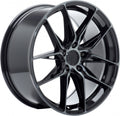 Japan Racing Wheels JR44 black machined tinted face Alufelge 8.5x18 Zoll ET45 LK 5x112 ML66.6