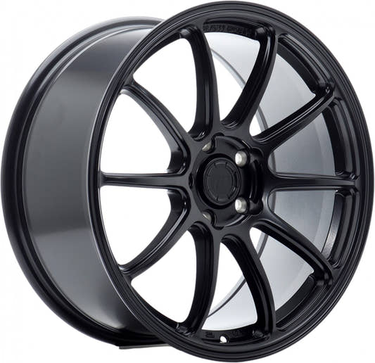Japan Racing Wheels SL-04 matt black Alufelge 8.5x18 Zoll ET42 LK 5x112 ML66.6