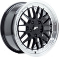 Japan Racing Wheels JR23 gloss black machined lip Alufelge 7x16 Zoll ET40 LK 4x100 ML67.1