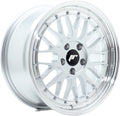Japan Racing Wheels JR23 hyper silver machined lip Alufelge 8.5x19 Zoll ET35 LK 5x120 ML72.6