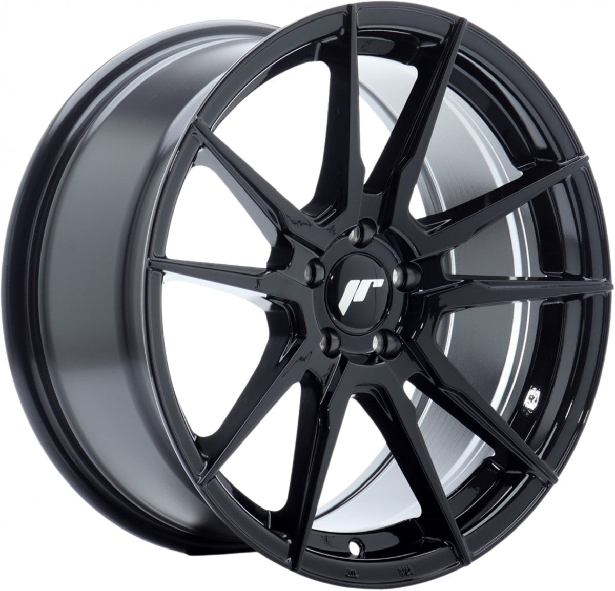 Japan Racing Wheels JR21 gloss black Alufelge 8x17 Zoll ET35 LK 5x100 ML67.1
