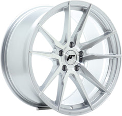 Japan Racing Wheels JR21 silver machined face Alufelge 8x17 Zoll ET35 LK 5x100 ML67.1