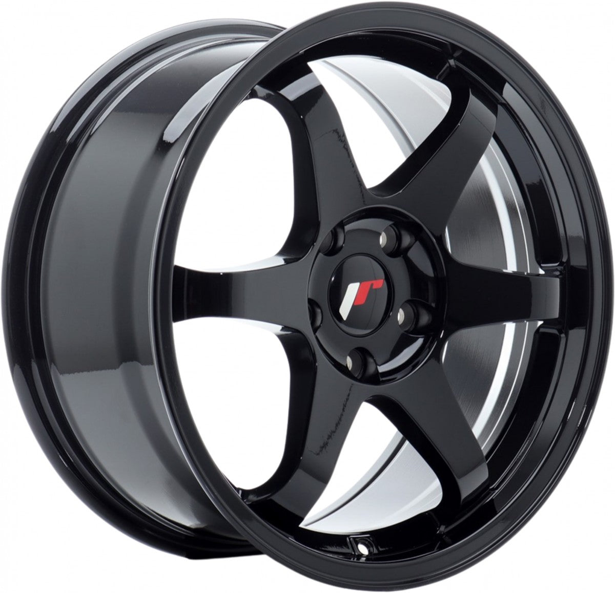 Japan Racing Wheels JR3 gloss black Alufelge 8x17 Zoll ET35 LK 4x100 ML67.1