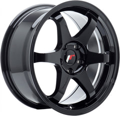 Japan Racing Wheels JR3 gloss black Alufelge 8x17 Zoll ET35 LK 4x100 ML67.1