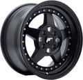 Japan Racing Wheels JR6 matt black Alufelge 7x15 Zoll ET35 LK 4x100 ML67.1