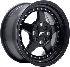 Japan Racing Wheels JR6 matt black Alufelge 7x15 Zoll ET35 LK 4x100 ML67.1
