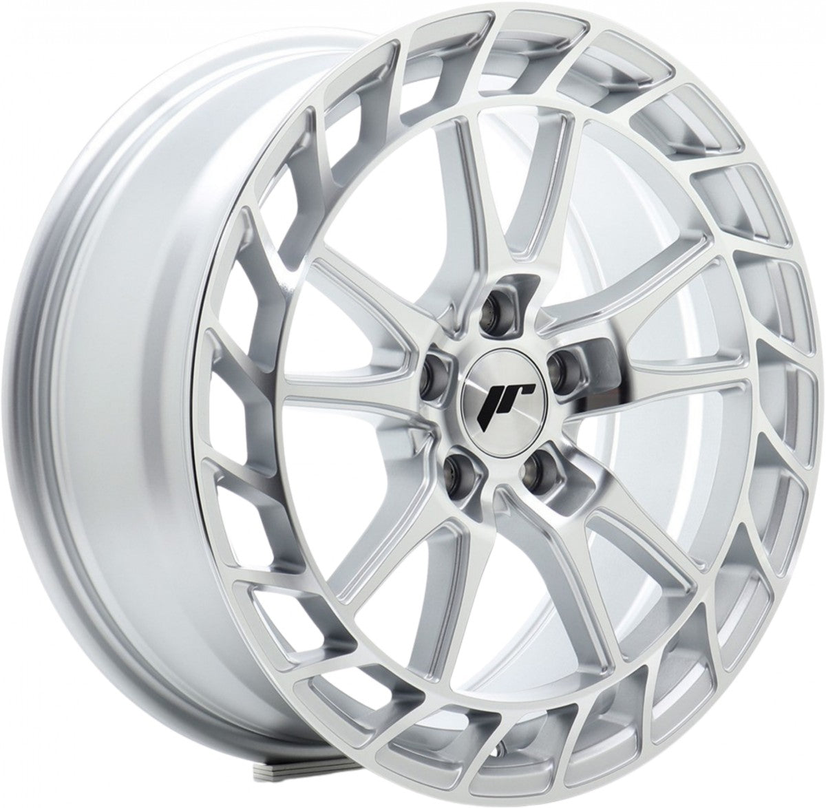 Japan Racing Wheels JR45 silver machined face Alufelge 8.5x19 Zoll ET45 LK 5x112 ML66.6