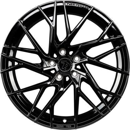 SEVENTY9 SSF-4 Black Glossy (BG) Alufelge 8x18 Zoll ET40 LK 5x100 ML73.1