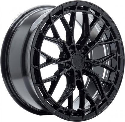 Japan Racing Wheels JR48 gloss black Alufelge 8x18 Zoll ET45 LK 5x112 ML66.6