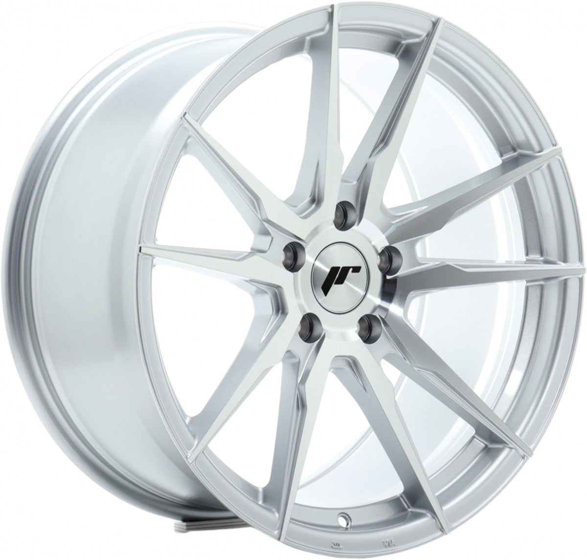 Japan Racing Wheels JR21 silver machined face Alufelge 8.5x19 Zoll ET41 LK 5x112 ML66.6