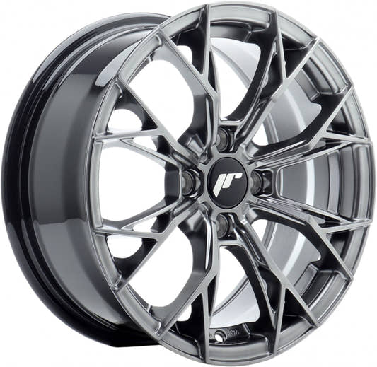 Japan Racing Wheels JR49 hyper black Alufelge 6.5x15 Zoll ET35 LK 4x100 ML67.1