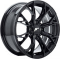 Japan Racing Wheels JR49 gloss black Alufelge 8x17 Zoll ET40 LK 4x100 ML67.1