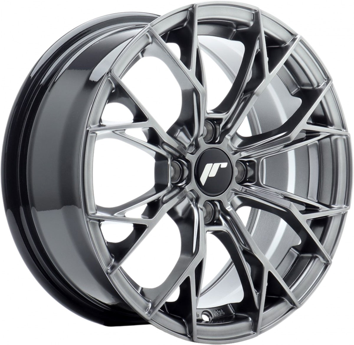Japan Racing Wheels JR49 hyper black Alufelge 8x17 Zoll ET40 LK 4x100 ML67.1