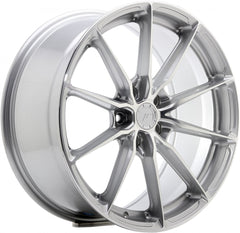 Japan Racing Wheels JR37 silver machined face Alufelge 10x20 Zoll ET25 LK 5x112 ML66.6