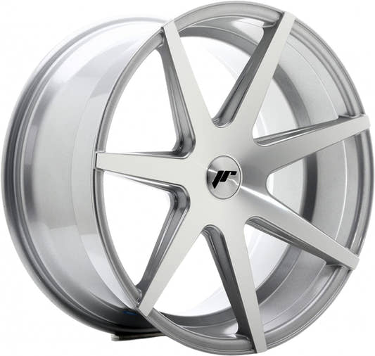 Japan Racing Wheels JR20 silver machined Alufelge 10x20 Zoll ET40 LK 5x112 ML74.1