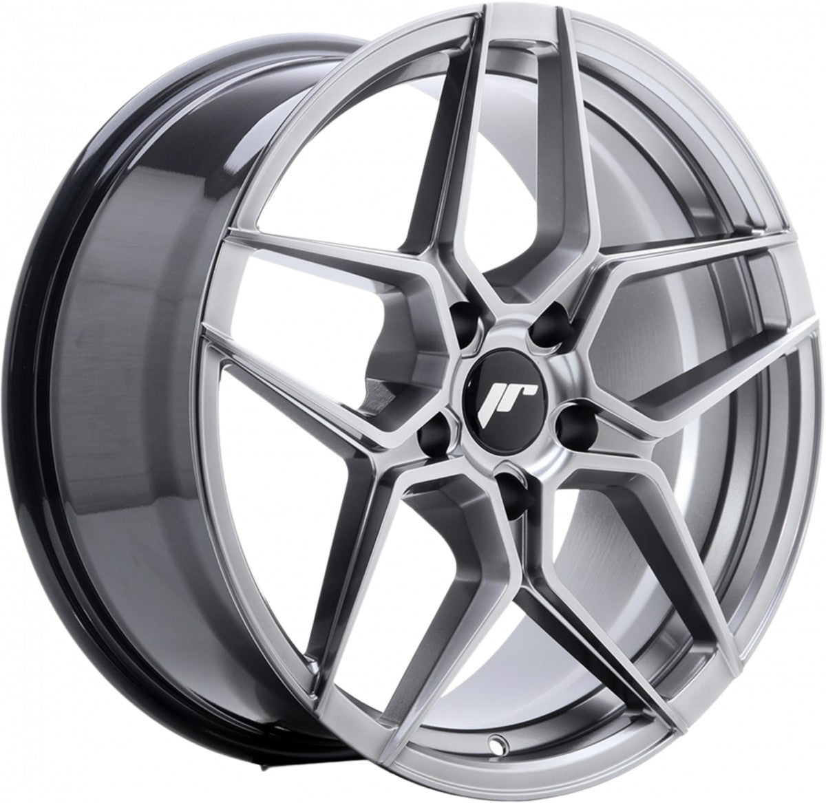 Japan Racing Wheels JR34 hyper black Alufelge 8.5x19 Zoll ET35 LK 5x108 ML74.1