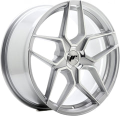 Japan Racing Wheels JR34 silver machined Alufelge 9.5x19 Zoll ET35 LK 5x120 ML74.1
