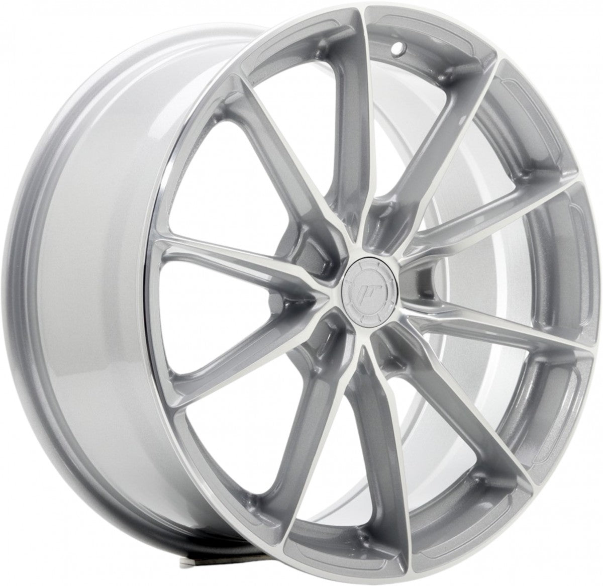 Japan Racing Wheels JR37 silver machined Alufelge 10x20 Zoll ET45 LK 5x112 ML72.6