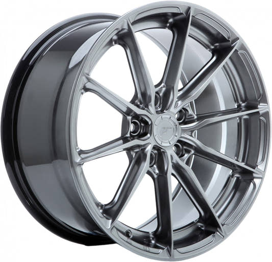 Japan Racing Wheels JR37 hyper black Alufelge 10.5x21 Zoll ET38 LK 5x112 ML74.1