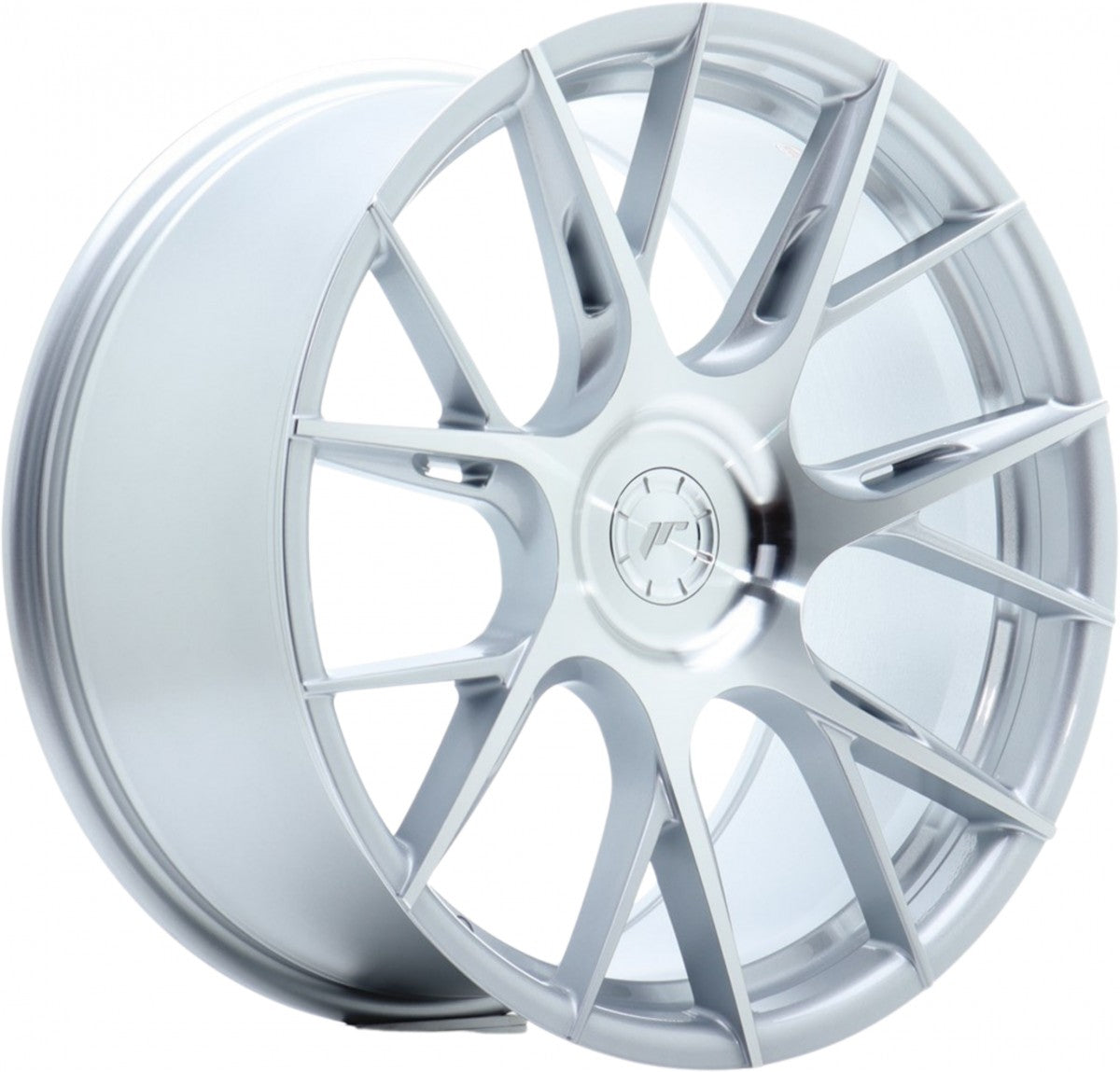 Japan Racing Wheels JR42 silver machined Alufelge 8.5x19 Zoll ET45 LK 5x114.3 ML72.6