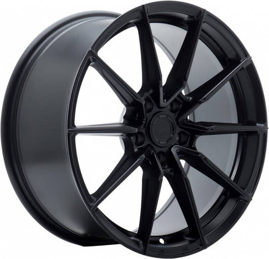 Japan Racing Wheels SL-02 matt black Alufelge 9.5x20 Zoll ET24 LK 5x112 ML72.6