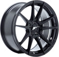Japan Racing Wheels JR21 gloss black Alufelge 8x18 Zoll ET36 LK 5x112 ML72.6