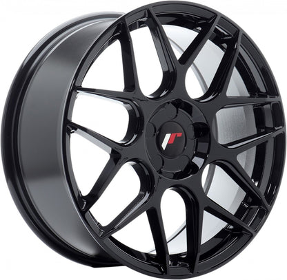 Japan Racing Wheels JR18 gloss black Alufelge 7.5x18 Zoll ET40 LK 5x108 ML72.6