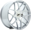 Japan Racing Wheels JR18 silver machined Alufelge 7.5x18 Zoll ET36 LK 5x112 ML72.6