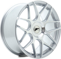 Japan Racing Wheels JR18 silver machined Alufelge 7.5x18 Zoll ET36 LK 5x112 ML72.6