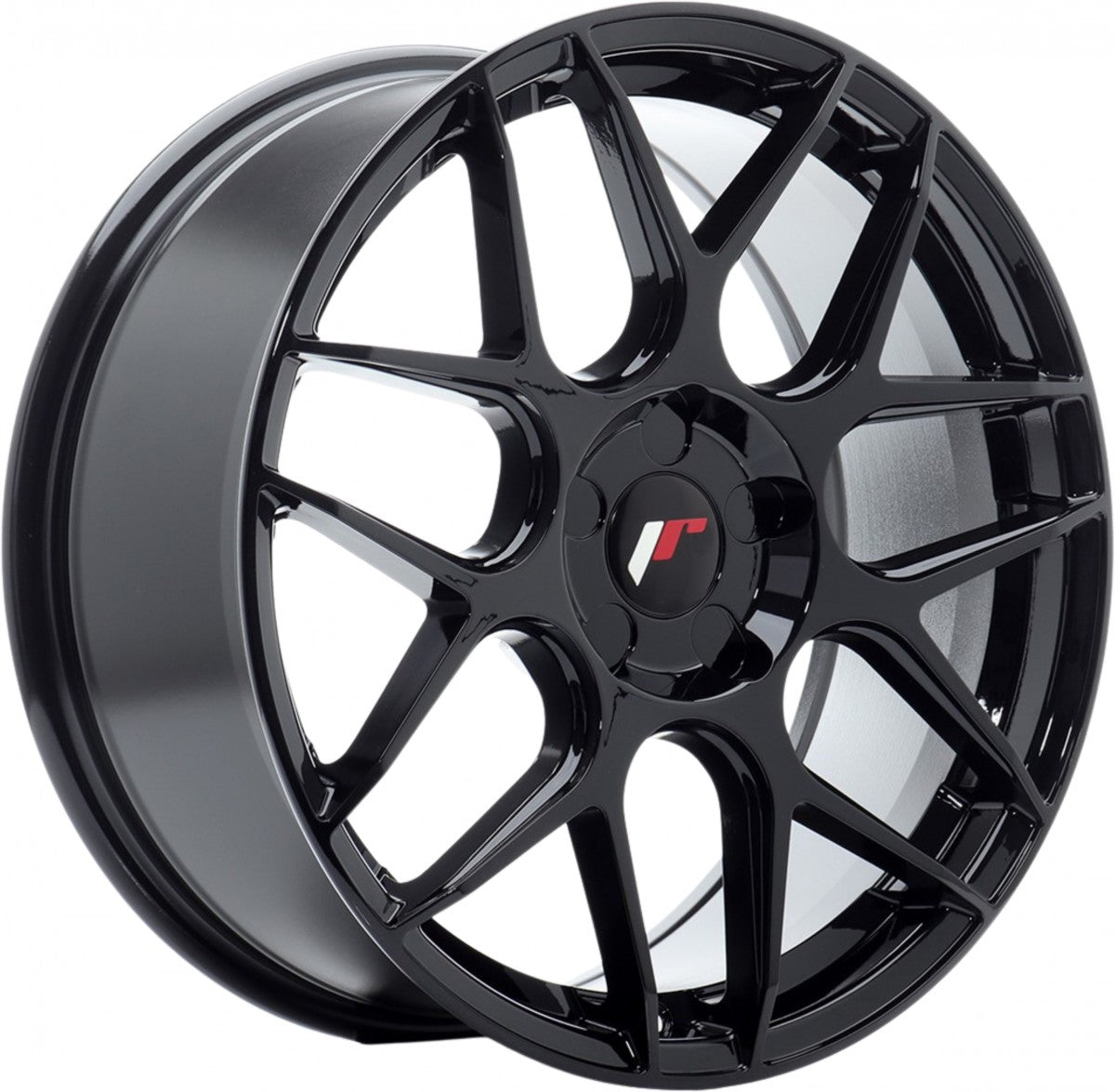 Japan Racing Wheels JR18 gloss black Alufelge 8.5x18 Zoll ET45 LK 5x112 ML72.6