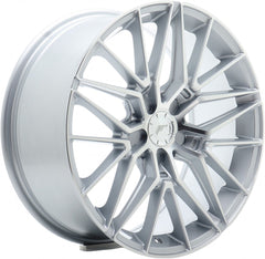 Japan Racing Wheels JR38 silver machined Alufelge 8x18 Zoll ET40 LK 5x108 ML72.6
