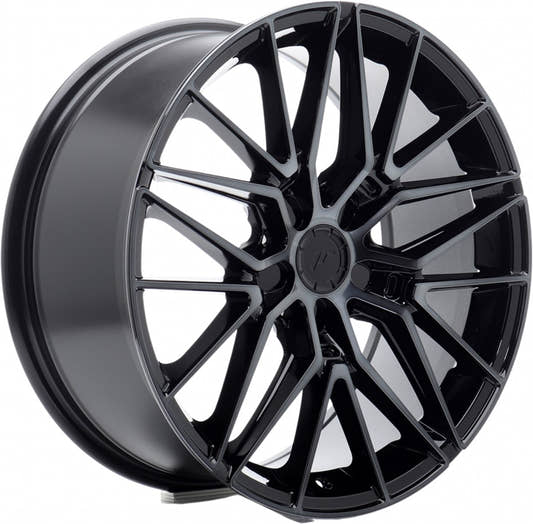 Japan Racing Wheels JR38 black machined Alufelge 8x18 Zoll ET35 LK 5x112 ML72.6