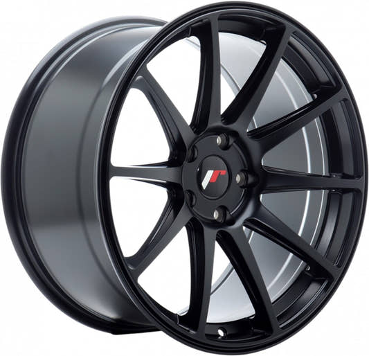 Japan Racing Wheels JR11 matt black Alufelge 8.5x19 Zoll ET42 LK 5x112 ML72.6