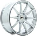 Japan Racing Wheels JR11 hyper silver Alufelge 9.5x19 Zoll ET35 LK 5x120 ML72.6