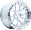 Japan Racing Wheels JR39 silver machined face Alufelge 8.5x19 Zoll ET35 LK 5x112 ML66.6