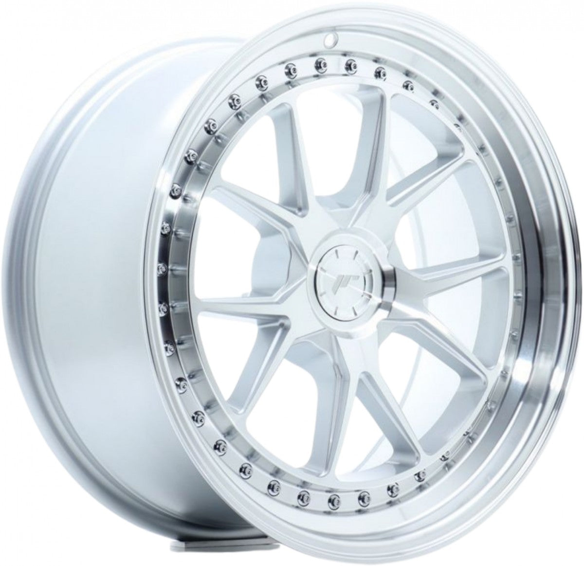 Japan Racing Wheels JR39 silver machined face Alufelge 8.5x19 Zoll ET35 LK 5x112 ML66.6