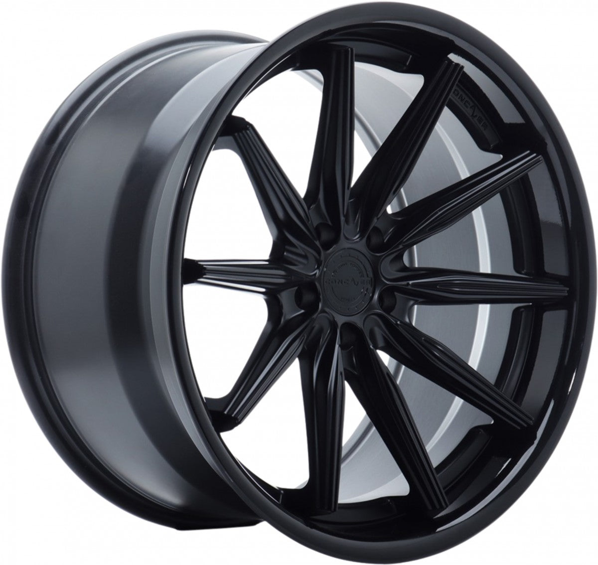 Concaver CVR8 matt black Alufelge 10x20 Zoll ET35 LK 5x120 ML72.6