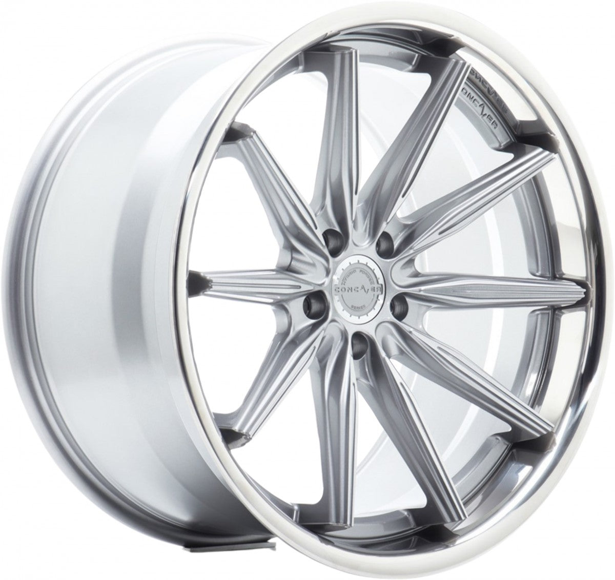 Concaver CVR8 brushed titanium Alufelge 10.5x20 Zoll ET35 LK 5x120 ML72.6